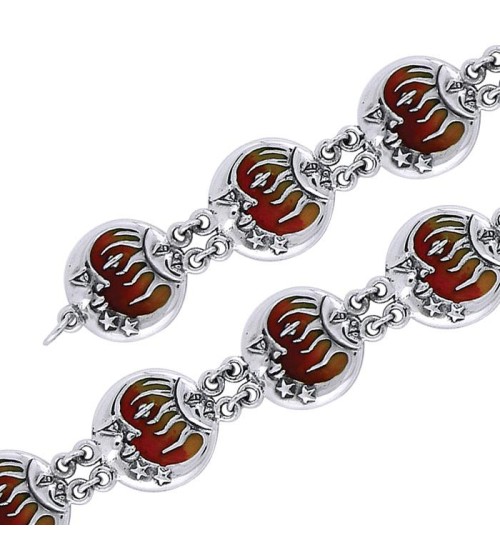 Moons Celestial Bracelet with Enamel