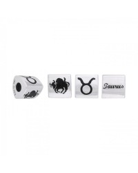 Triangle Taurus Zodiac Bead