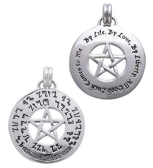 Theban Pentacle Prosperity Prayer Talisman