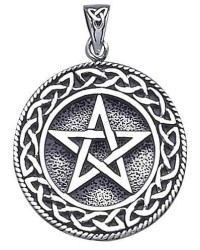 Pentagram Pentacle Pendant in Sterling