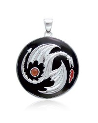 Yin Yang Dragon Pendant