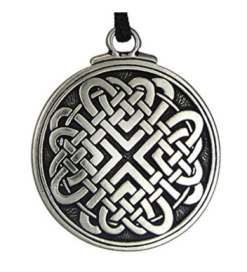 Celtic Love Knot Pewter Necklace