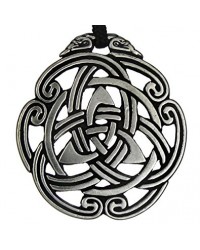 Celtic Peace Knot Pewter Necklace