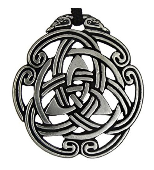 Celtic Peace Knot Pewter Necklace