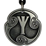 Eolh - Rune of Protection Pewter Talisman