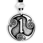 Isa - Rune of Duration Pewter Talisman