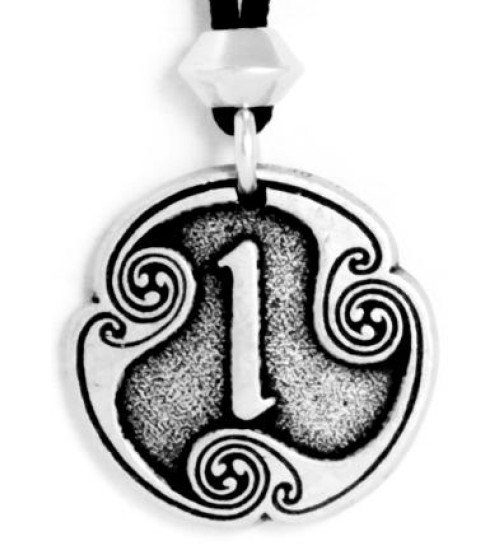 Isa - Rune of Duration Pewter Talisman