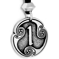 Isa - Rune of Duration Pewter Talisman