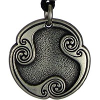 Fehu - Rune of Prosperity Pewter Talisman