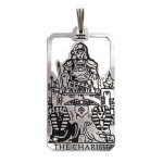 The Chariot Small Tarot Pendant