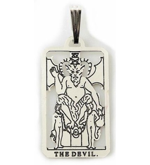 The Devil Small Tarot Pendant