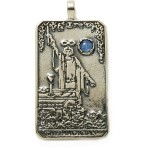 Magician Large Gemstone Tarot Pendant