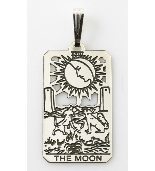 The Moon Small Tarot Pendant