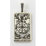 Wheel of Fortune Small Tarot Pendant