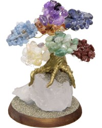 7 Chakras Gemstone Wishing Tree