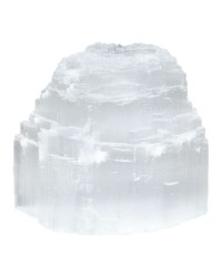 Selenite Natural Tea Light Candle Holder