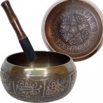 Dhyani Buddhas Medium 5.5 Inch Embossed Singing Bowl