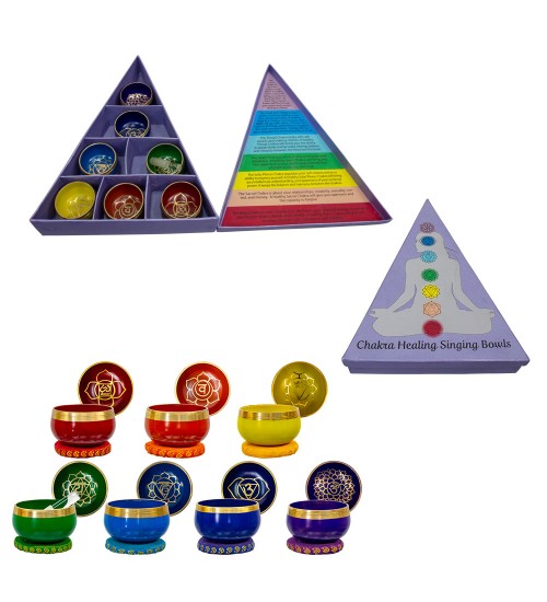 7 Chakra Mini Singing Bowl Set