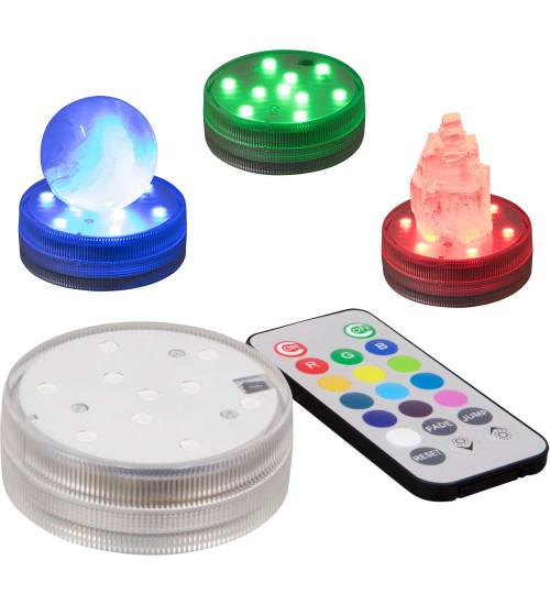LED Waterproof Light Base with Remote