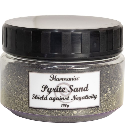 Pyrite Gemstone Sand to Shield Against Negativity & Bring Abundance