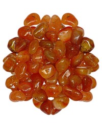 Carnelian Tumbled Stones - 1 Pound Pack