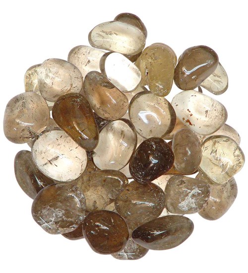 Smoky Quartz Tumbled Stones - 1 Pound Bag