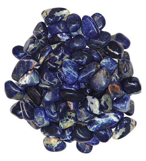 Sodalite Tumbled Stones - 1 Pound Bag