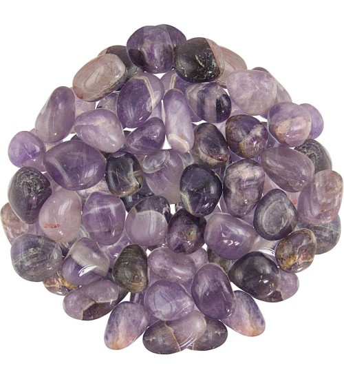 Amethyst Tumbled Stones - 1 Pound Pack