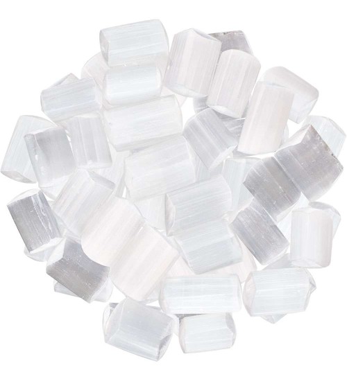 Selenite Tumbled Gemstones 1/2 Pound Pack