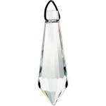 Crystal Prism Faceted Tear Drop