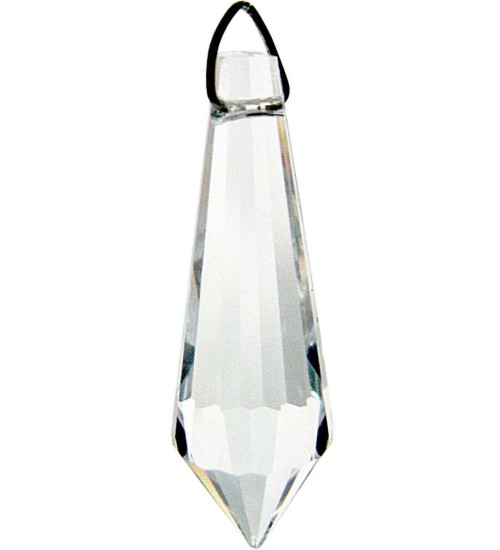 Crystal Prism Faceted Tear Drop