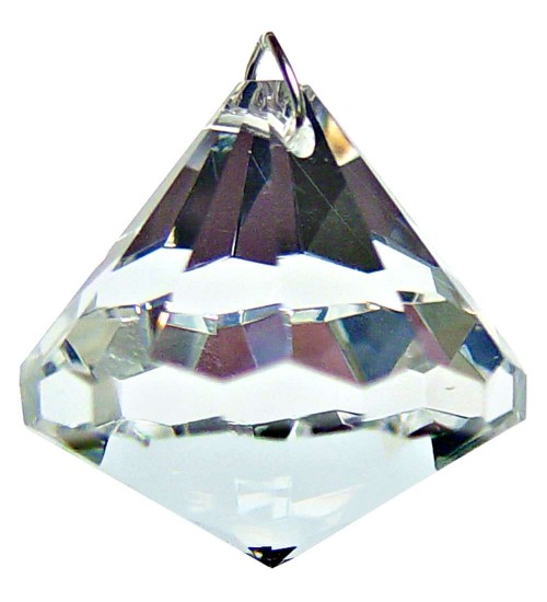 Crystal Prism Faceted Diamond