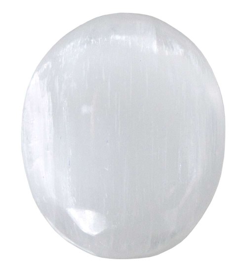 Selenite Worry Stone