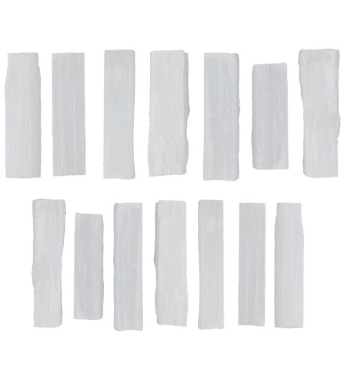 Selenite Gemstone Rectangle Pack of 5