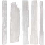 Selenite Rough Crystal Wands - 5 Pound Pack