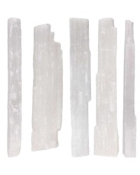 Selenite Rough Crystal Wands - 5 Pound Pack