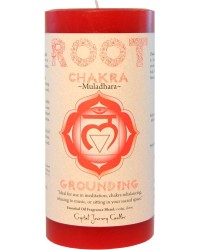 Root Chakra Red Pillar Candle