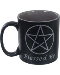 Blessed Be Pentacle Ceramic Mug