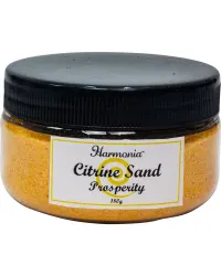 Citrine (Treated) Gemstone Sand for Prosperity