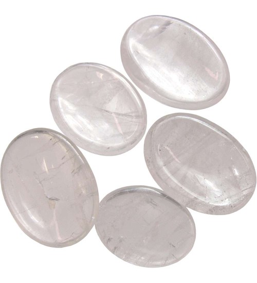 Clear Quartz Worry Stone