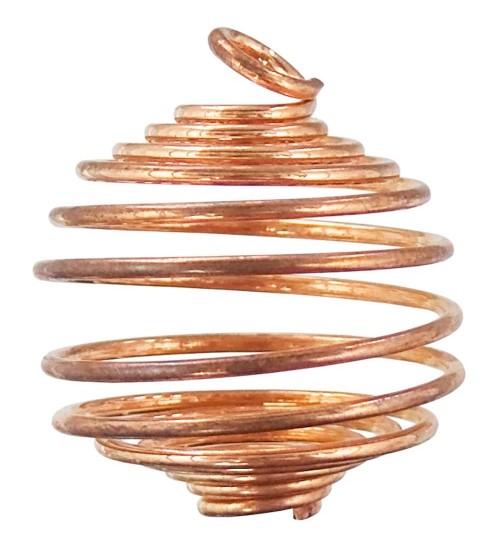 Copper Gemstone Holder Pendant