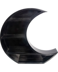 Crescent Moon Wood Altar Shelf