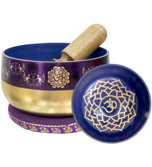 Crown Chakra Small Singing Bowl Set