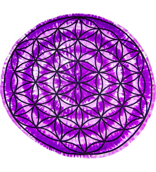 Flower of Life Round Table Cover