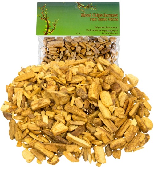 Palo Santo Wood Incense Chips - 1 oz