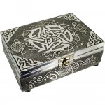 Pentacle Embossed Metal Box