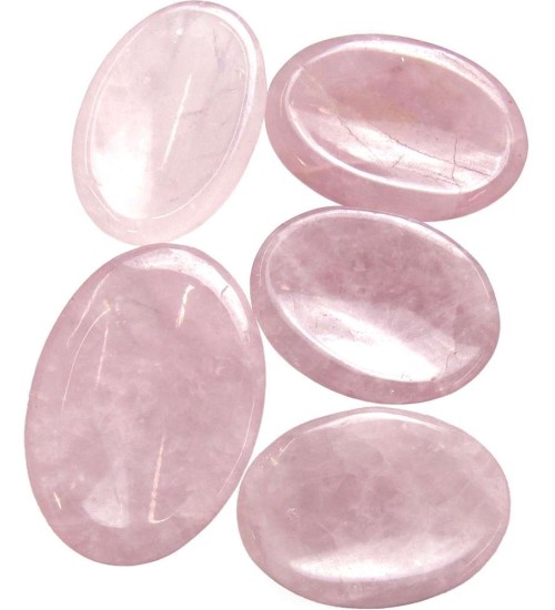 Rose Quartz Worry Stone