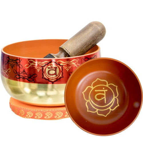 Sacral Chakra Small Singing Bowl Set