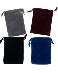 Velvet Pouch Assortment Pack of 12