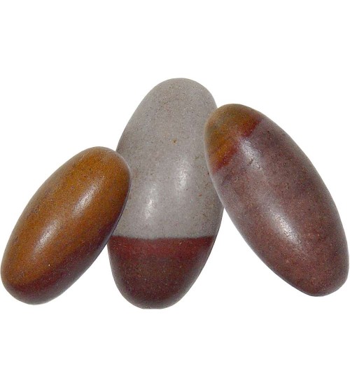 Shiva Lingam Stone - Set of 6 1.5 Inch Sacred Stones